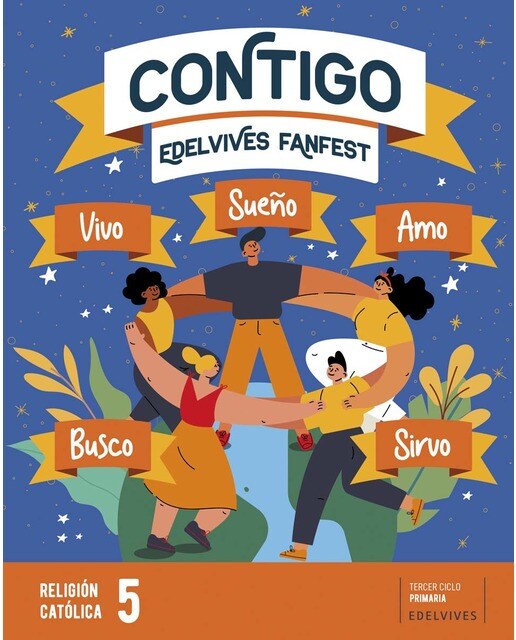 Portada de Proyecto: FanFest. Religión católica 5 (Tapa blanda).