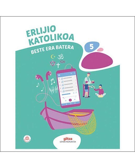 Portada de ERLIJIO KATOLIKOA 5 (Tapa blanda).