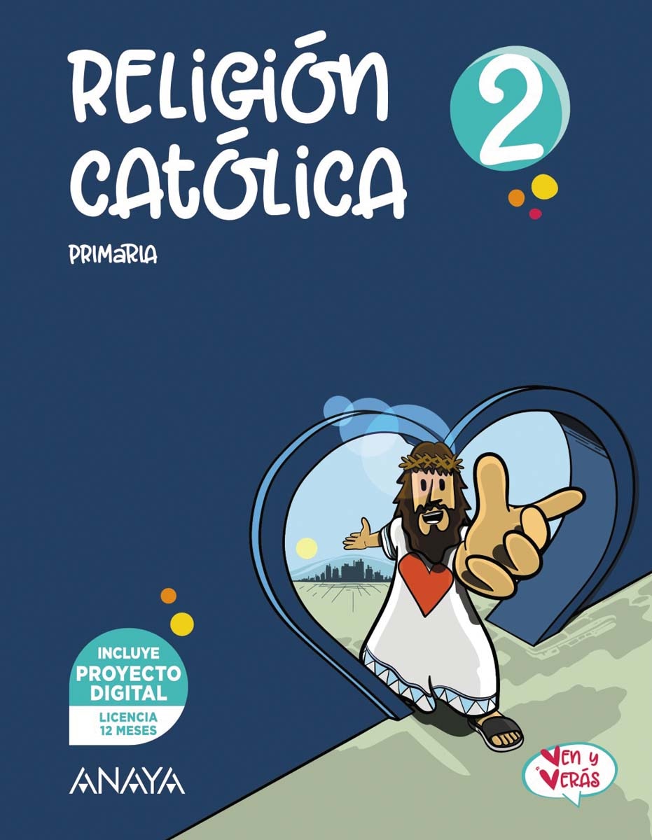 Portada de RELIGION CATOLICA 2º EDUCACION PRIMARIA.