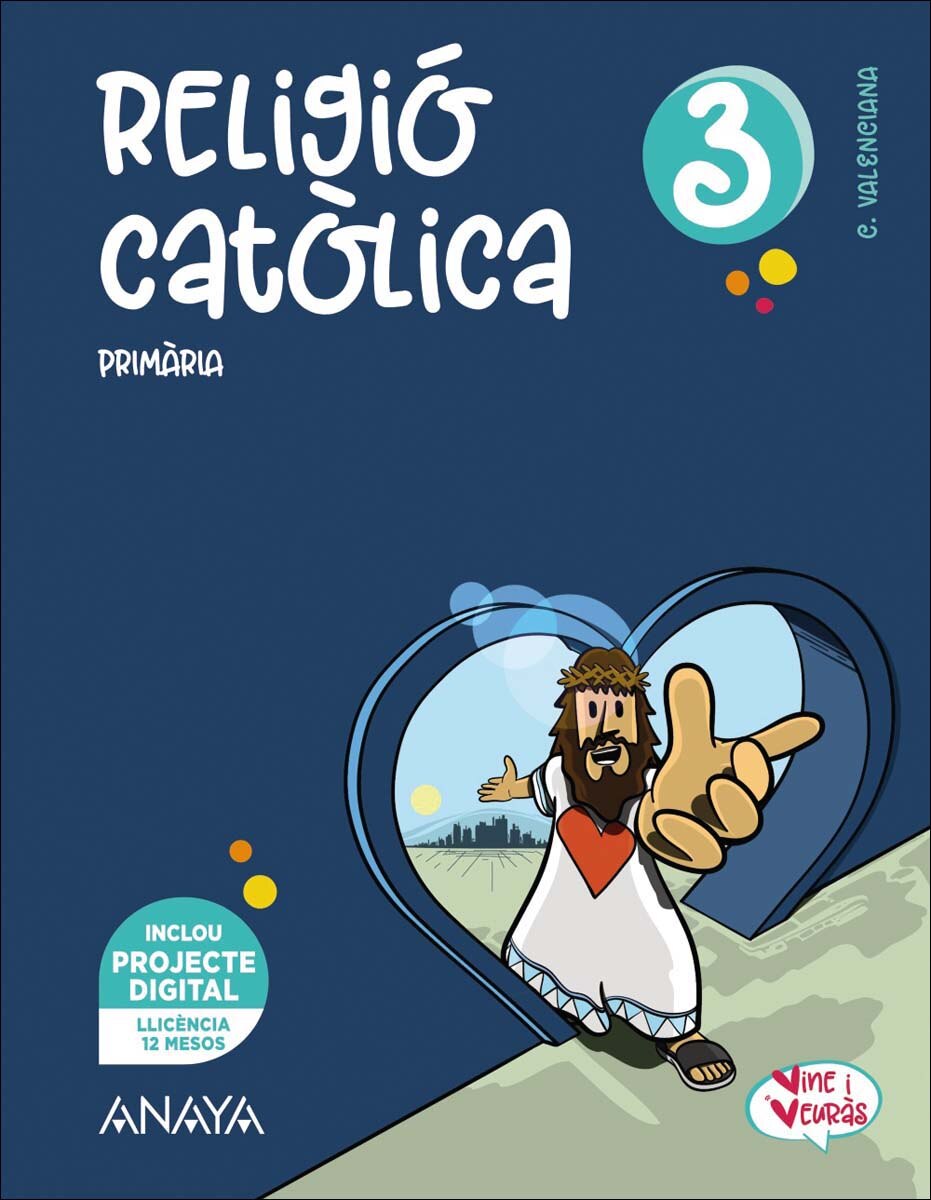 Portada de Religió catòlica 3. (Tapa blanda).