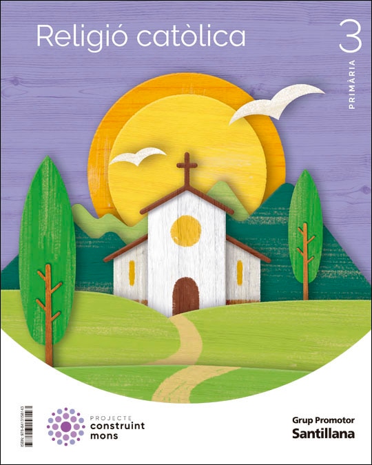 Portada de RELIGIO CATOLICA 3 PRIMARIA CONSTRUINT MONS (Tapa blanda).