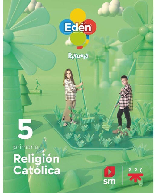 Portada de Relixión Católica. 5 Primaria Edén. Revoa (Tapa blanda).