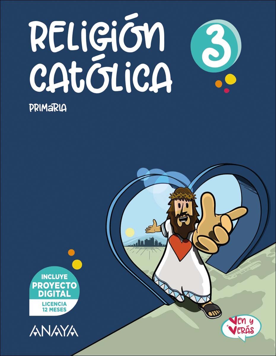 Portada de Religión Católica 3. (Tapa blanda).