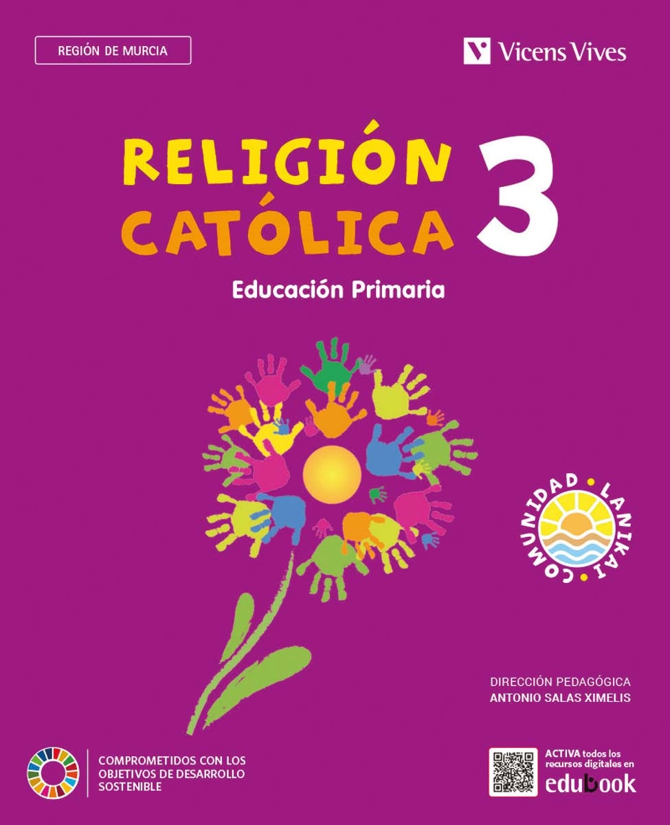 Portada de Religión católica 3. Región de Murcia (Comunidad Lanikai) (Tapa blanda).
