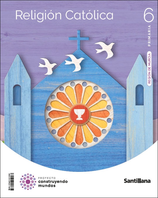 Portada de Religión 6Prm Murcia (Tapa blanda).