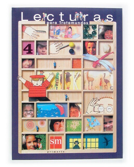 Portada de Lecturas para Trotamundos. 4 Primaria (Tapa blanda).
