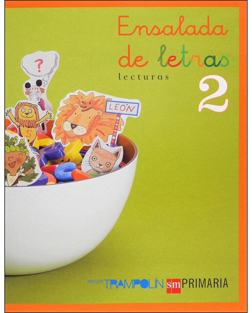 Lecturas: Ensalada de letras. 2 Primaria. Trampolín (Tapa blanda) 1