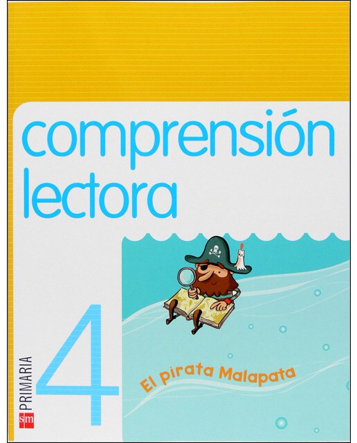 Comprensión lectora: El pirata Malapata. 4 Primaria (Tapa blanda) 1