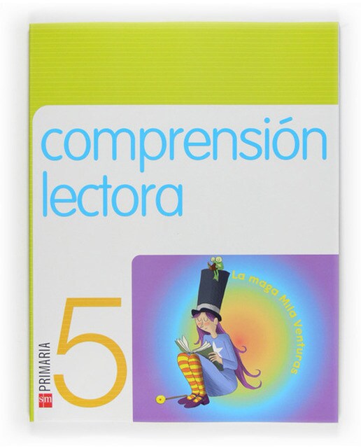 Portada de Comprensión lectora: La maga Mila Venturas. 5 Primaria (Tapa blanda).