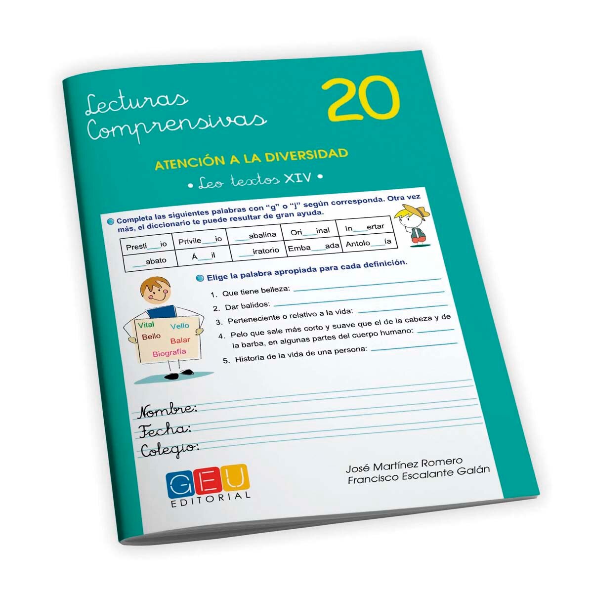 Comprension Lectora 6 Primaria | Lectura Comprensiva 6 Primaria | Mejorar la Comprensión Lectora - Editorial GEU | Lecturas Comprensiva (Tapa blanda) 1
