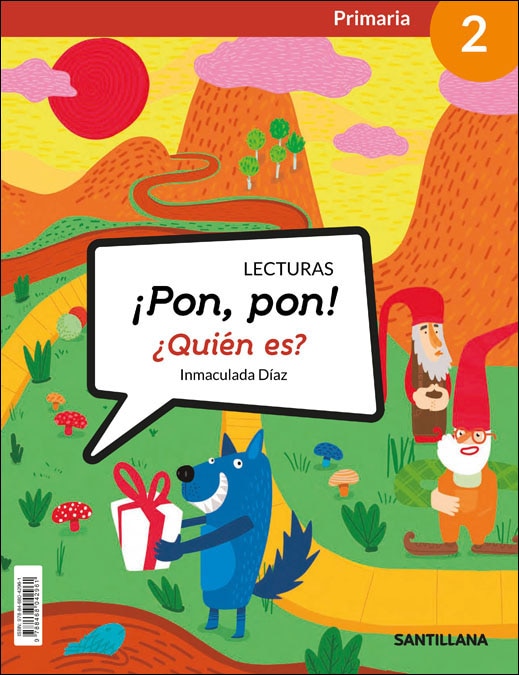 Portada de LECTURAS ¡PON, PON! ¿QUIEN ES? 2 PRIMARIA (Tapa blanda).