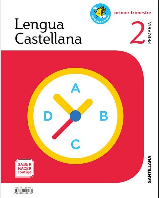 Portada de LENGUA 2 PRIMARIA MOCHILA LIGERA SABER HACER CONTIGO (Tapa blanda).