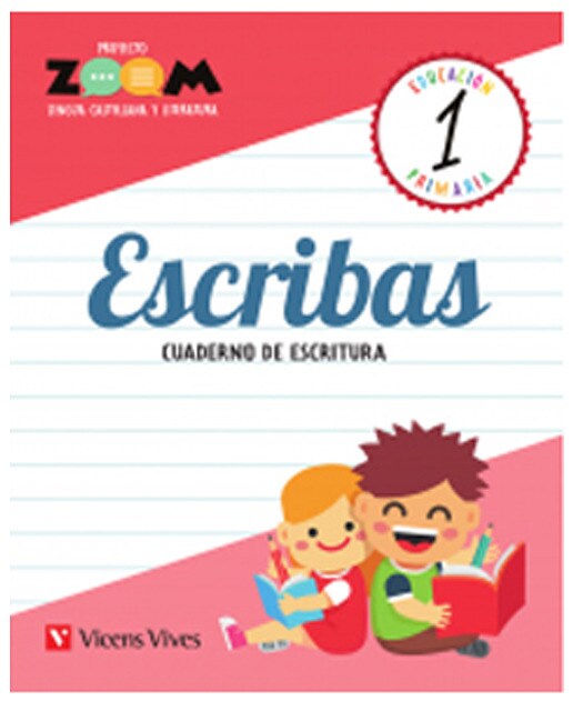 Portada de ESCRIBAS 1 CUADERNO DE ESCRITURA (ZOOM) (Tapa blanda).