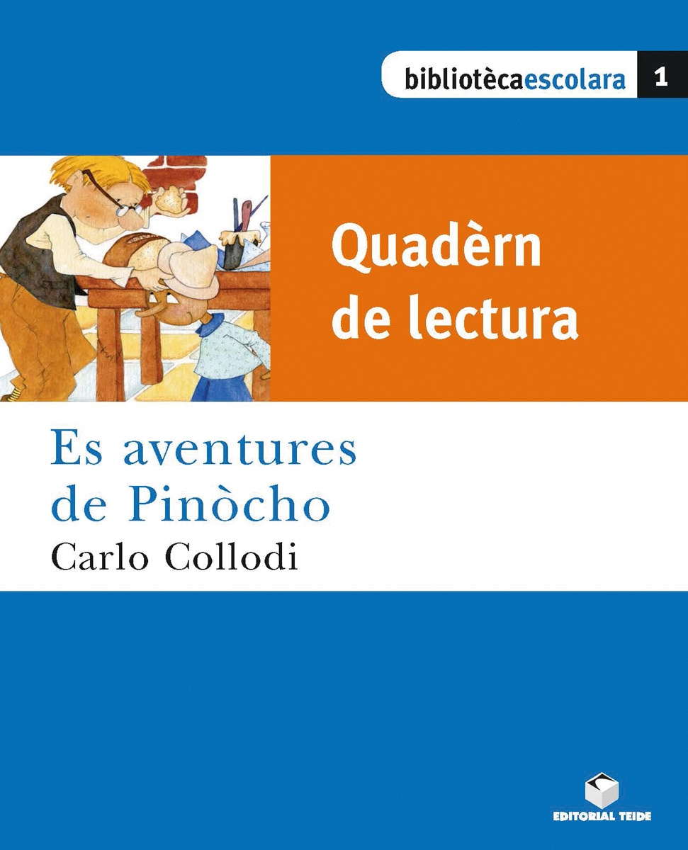 Quadèrn. Es aventures de Pinôcho. Biblioteca escolar