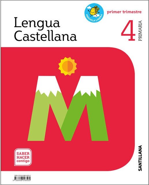 Portada de LENGUA 4 PRIMARIA SABER HACER CONTIGO (Tapa blanda).