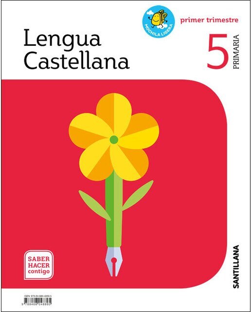 Portada de LENGUA 5 DE PRIMARIA SABER HACER CONTIGO (Tapa blanda).