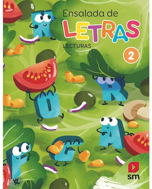 Imagen 0 de Lecturas: Ensalada de letras. 2 Primaria. Más Savia  (Tapa blanda)