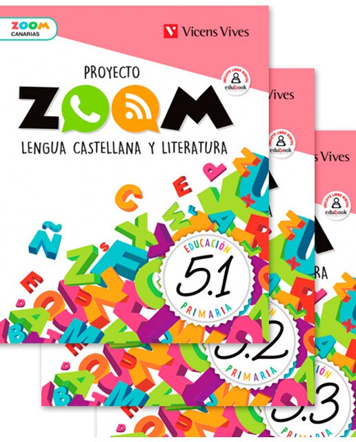 Imagen 0 de LENGUA 5 CANARIAS (5.1-5.2-5.3) ZOOM  (Tapa blanda)