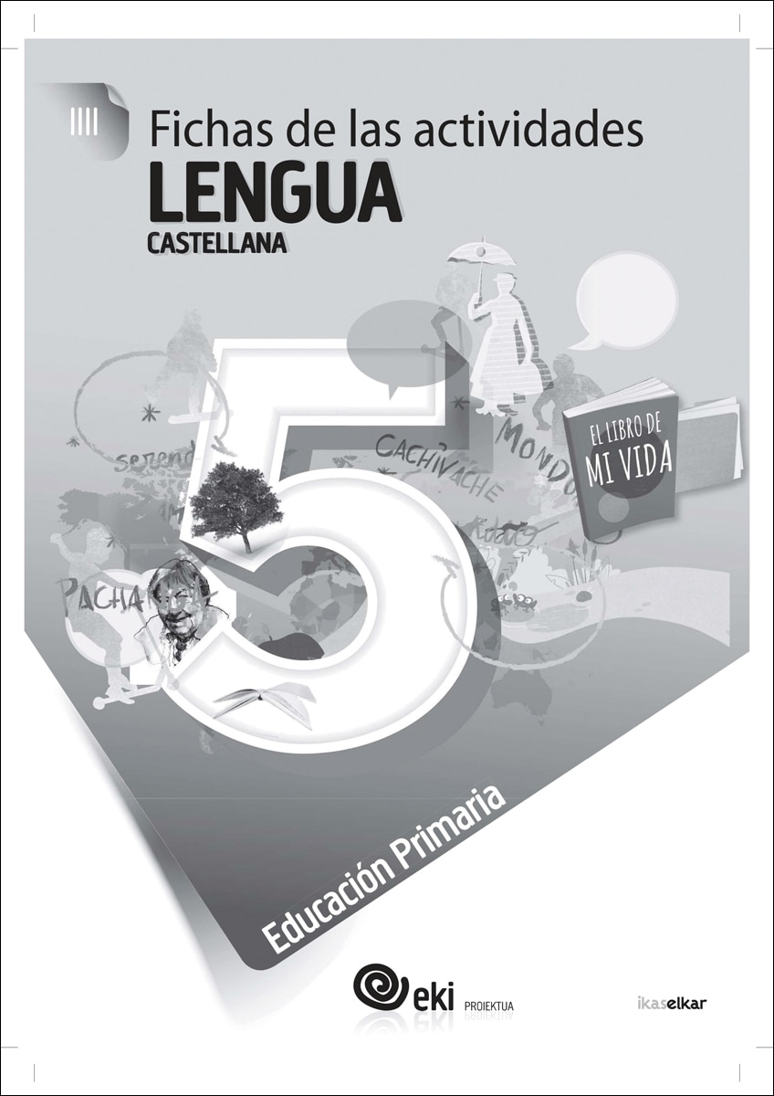 Portada de EKI LH 5. Lengua castellana 5. Fichas de las actividades 5.