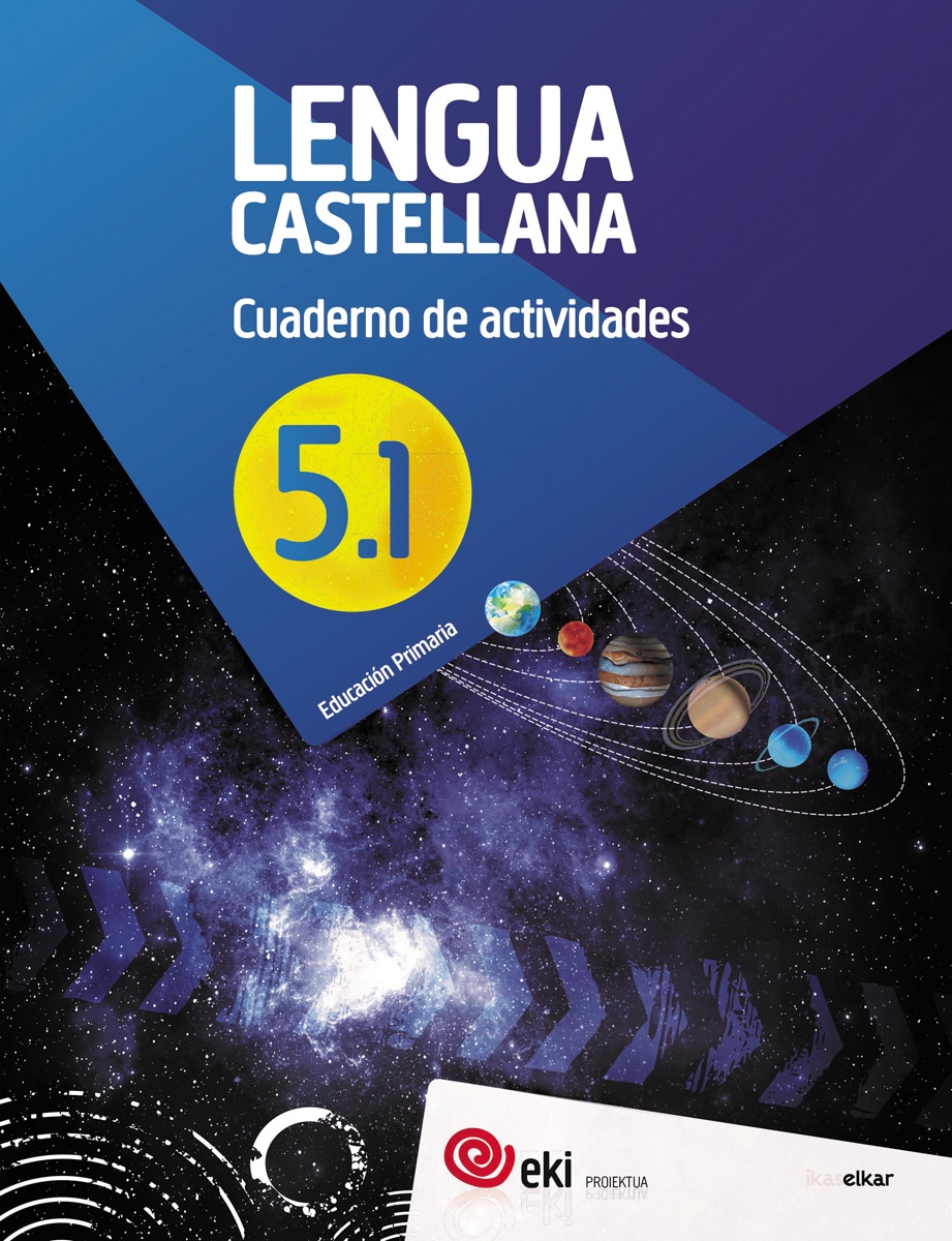 Portada de EKI LH 5. Lengua castellana 5. Cuaderno de actividades 5.1.