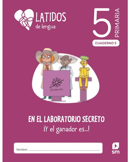 Portada de Lengua. 5 Primaria. Latidos. Cuadernos 1-5 (Tapa blanda).