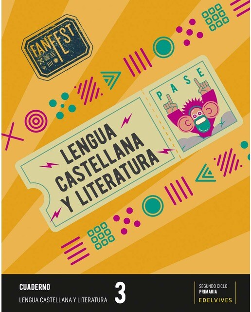Portada de PROYECTO: FANFEST. LENGUA CASTELLANA Y LITERATURA 3 - CUADERNO.