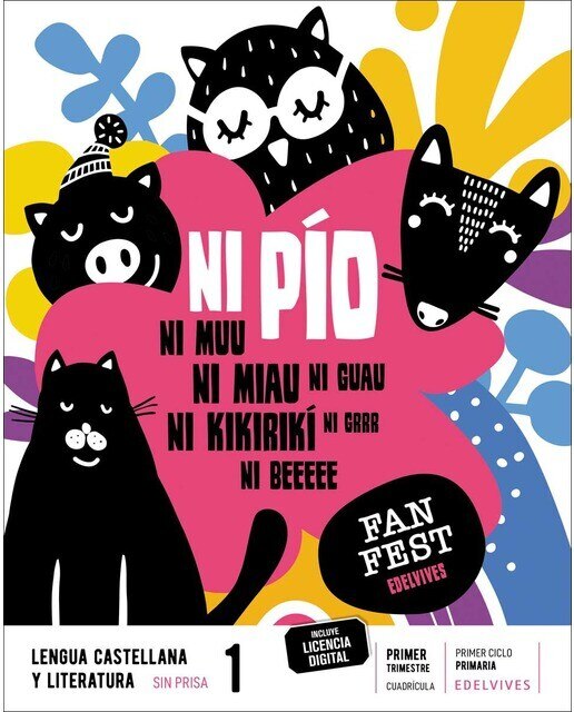 Portada de Proyecto: FanFest. Lengua castellana y Literatura 1 - Opción A: Sin prisa. Cuadrícula. Trimestres (Tapa blanda).