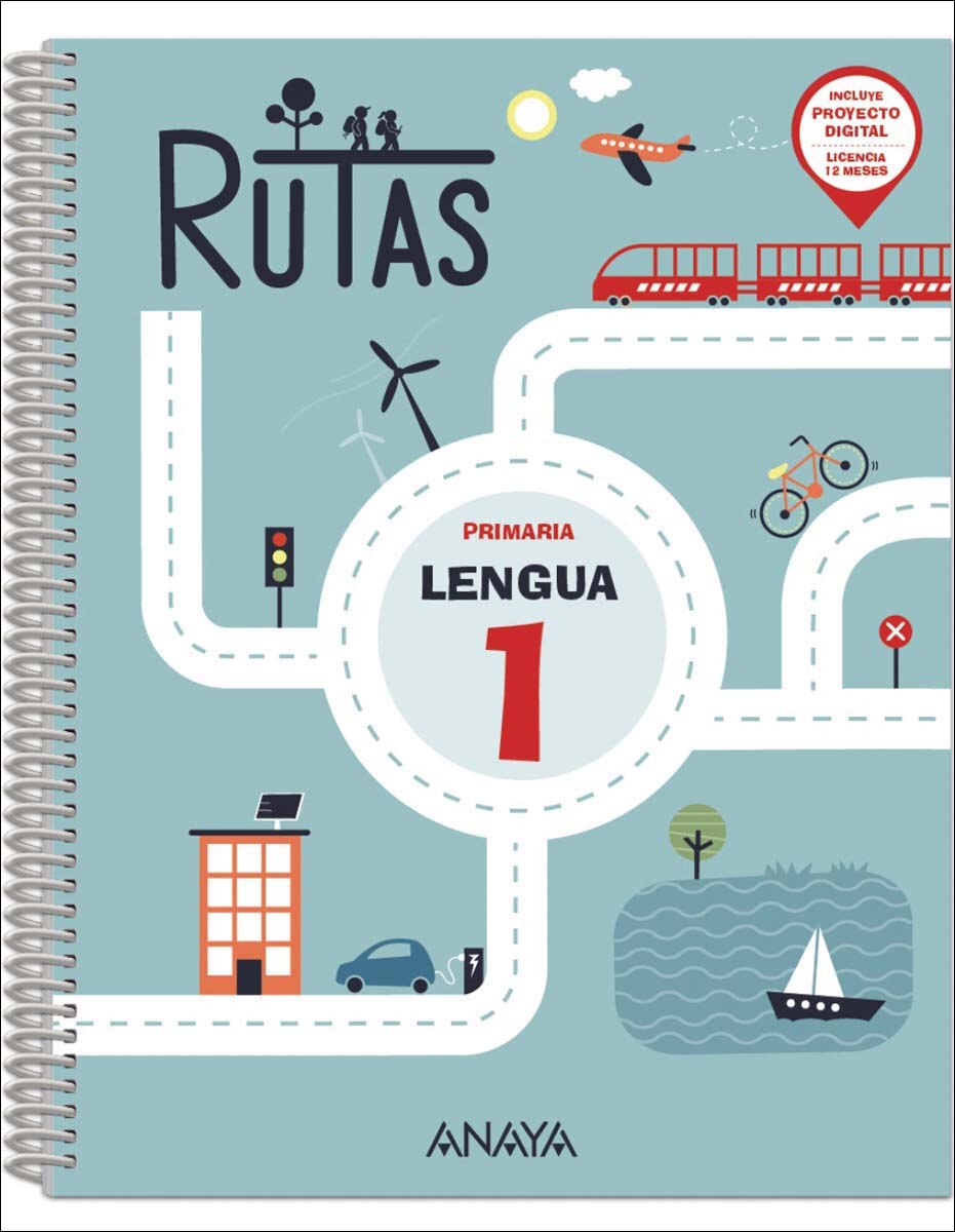 Portada de Lengua 1. RUTAS. (Tapa blanda).