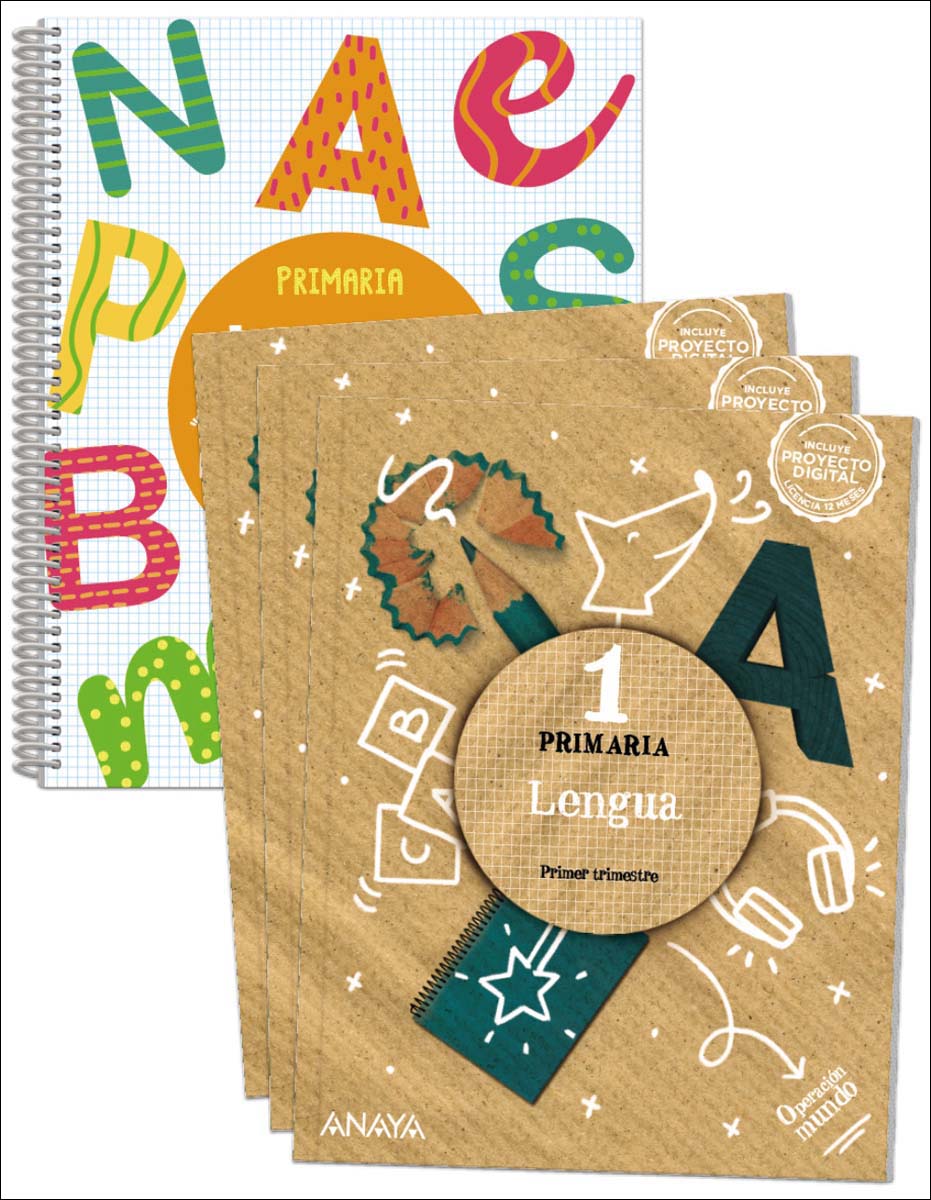 Imagen 0 de Lengua 1. Cuadrícula. (Incluye Lectoescritura cuadrícula) (Tapa blanda)