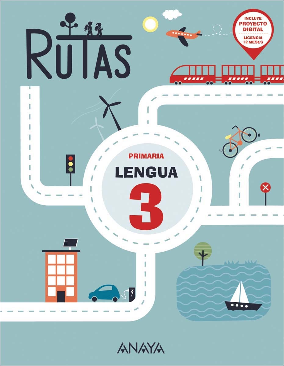 Portada de Lengua 3. RUTAS. (Tapa blanda).