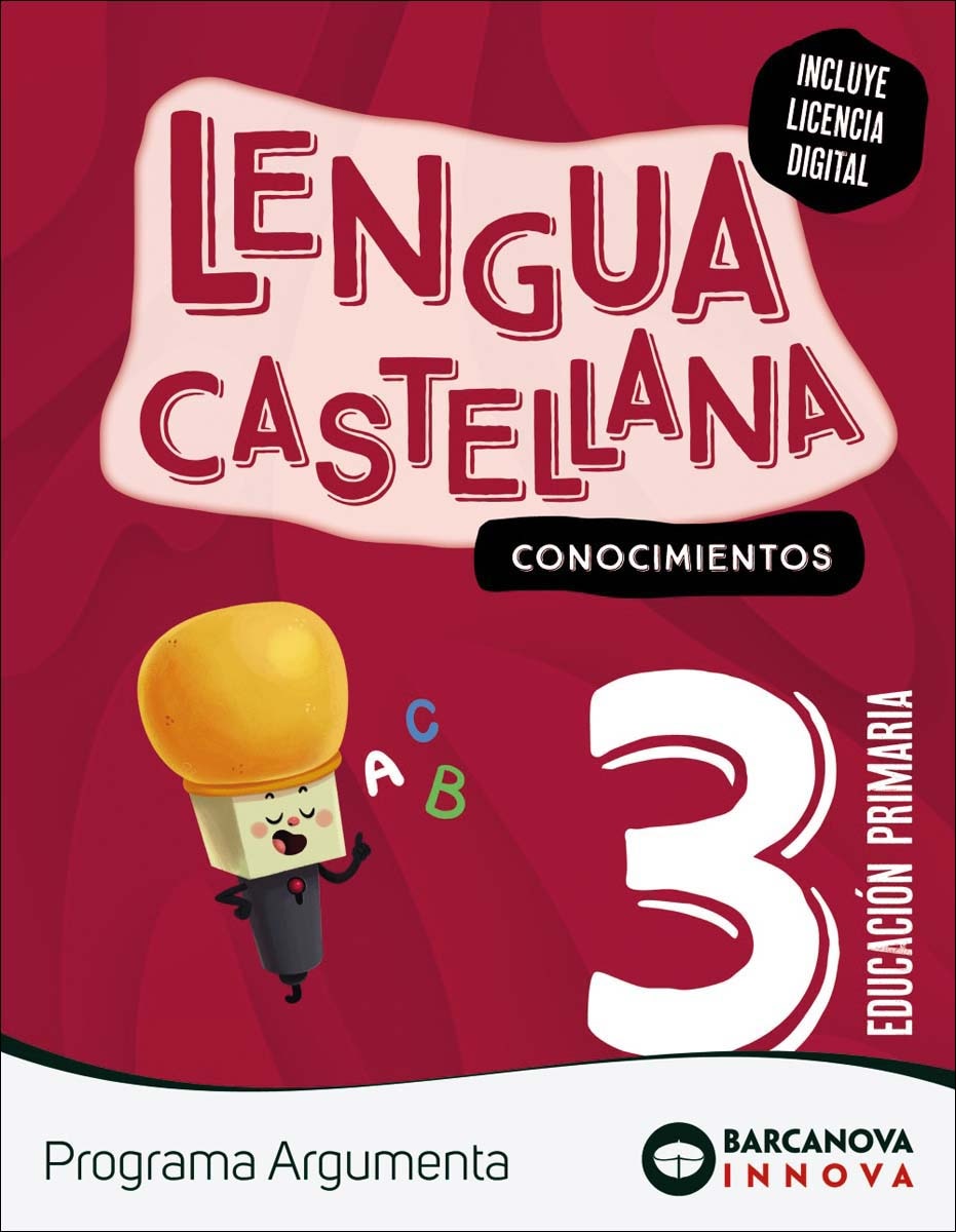 Portada de Argumenta 3. Lengua castellana. Conocimientos (Tapa blanda).