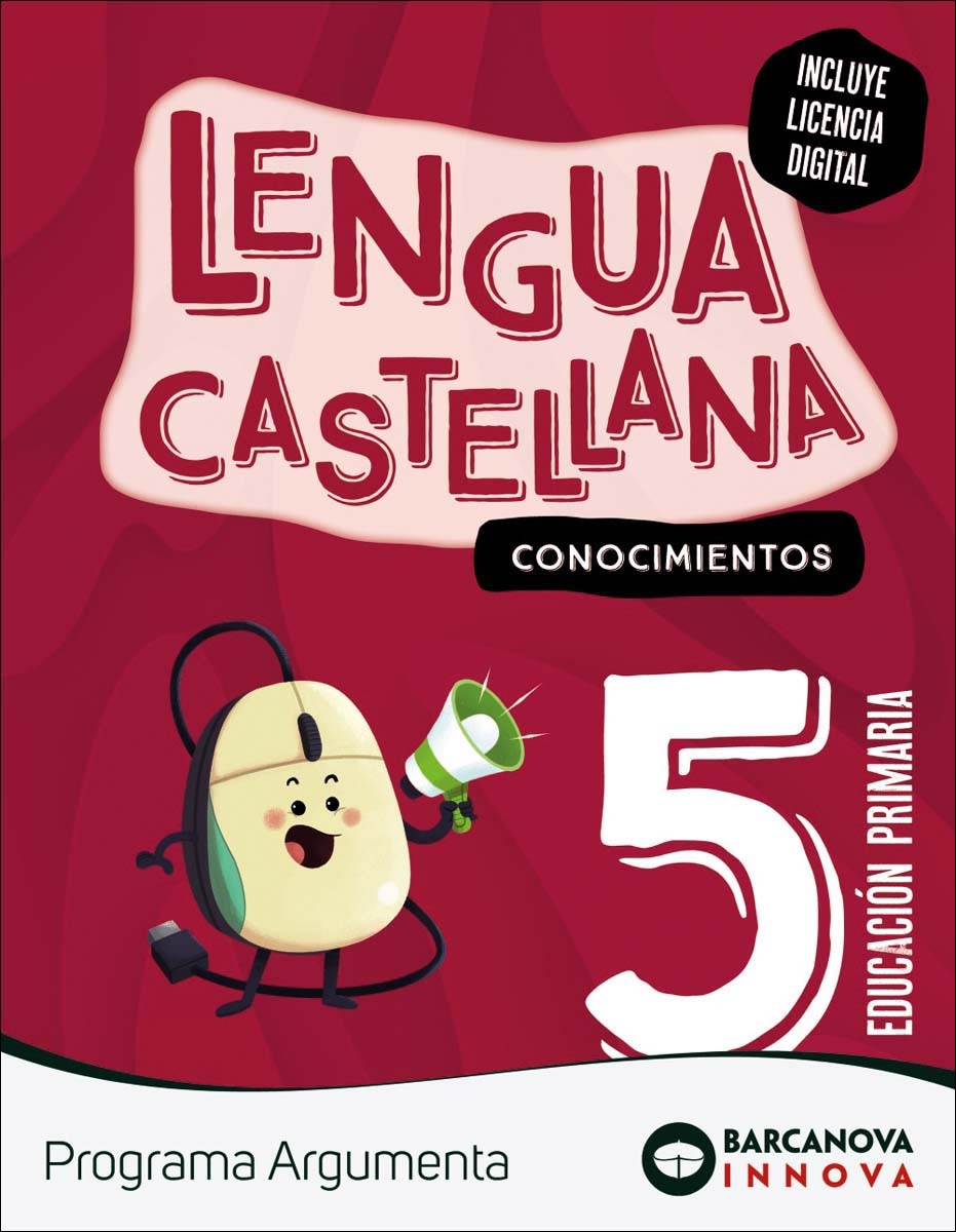 Argumenta 5. Lengua castellana. Conocimientos (Tapa blanda) 1