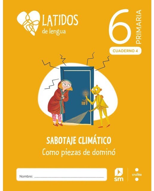 Portada de Lengua castellana. 6 Primaria. Latidos. Cruilla (Tapa blanda).