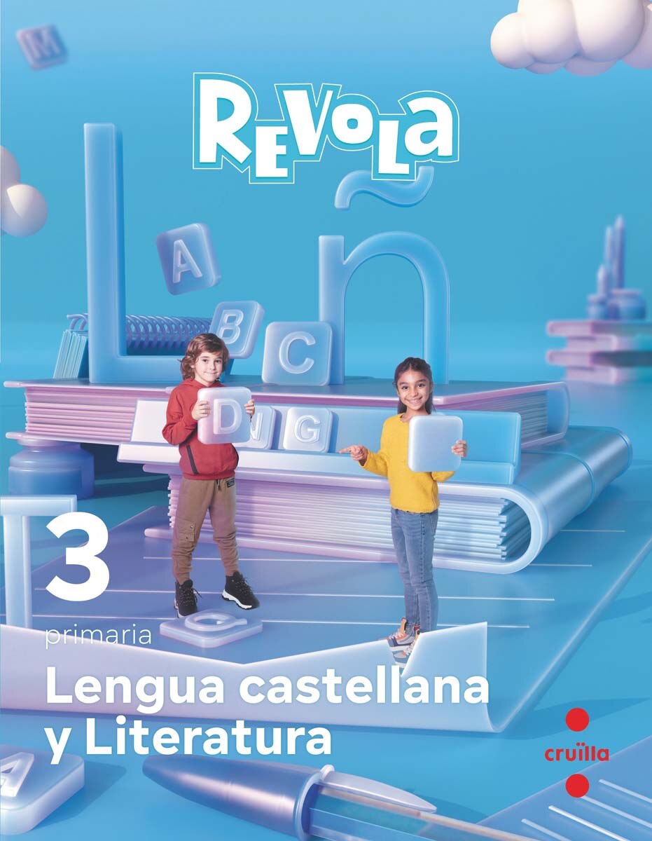 Portada de Lengua castellana y Literatura. 3 Primaria. Revola