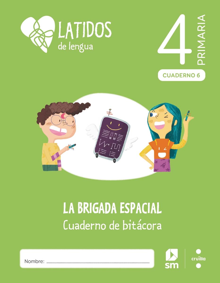 Portada de Lengua Castellana. 4 Primaria. Latidos. Cruilla (Tapa blanda).