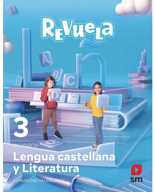 Portada de Lengua castellana y Literatura. 3 Primaria. Revuela. Comunidad Valenciana (Tapa blanda).