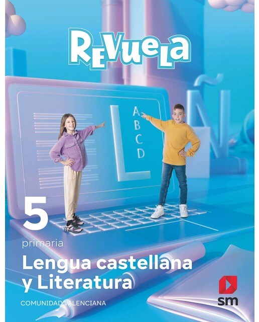 Portada de Lengua castellana y Literatura. 5 Primaria. Revuela. Comunidad Valenciana (Tapa blanda).