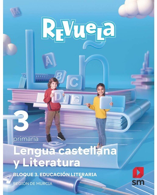 Portada de Lengua Castellana y Literatura. 3 Primaria. Revuela. Región de Murcia (Tapa blanda).