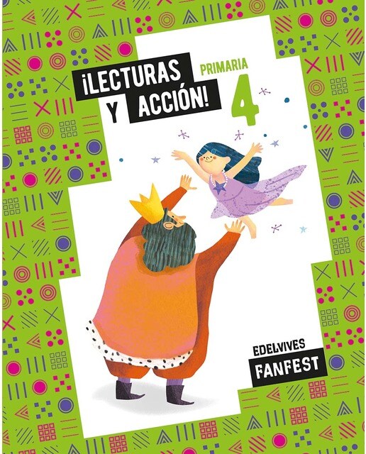 Portada de Proyecto: FanFest. ¡Lecturas y acción! 4 Primaria - Antología.
