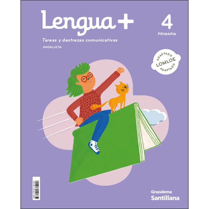 Portada de LENGUA+ TAREAS Y DESTREZAS COMUNICATIVAS 4 PRIMARIA (Tapa blanda).