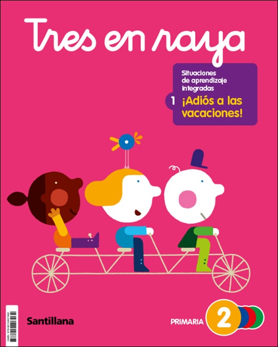 Portada de TRES EN RAYA PAUTA 2 PRIMARIA (Tapa blanda).