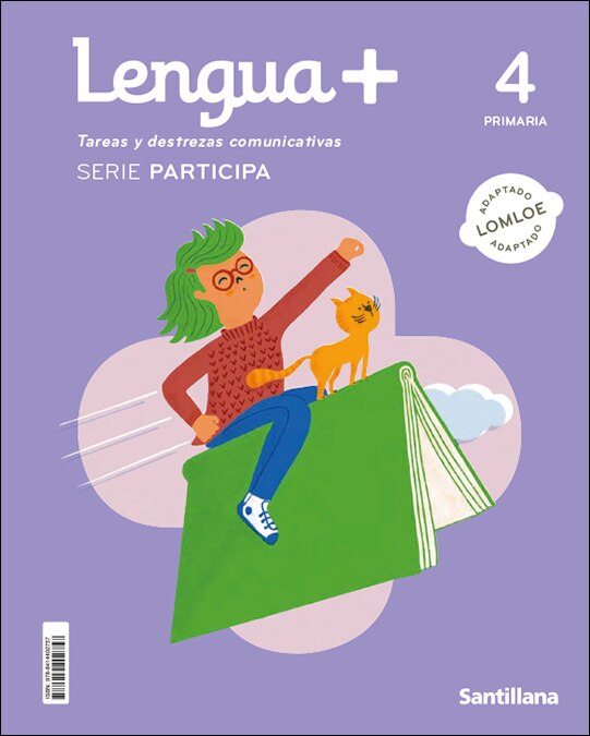 Portada de LENGUA+ TAREAS Y DESTREZAS COMUNICATIVAS SERIE PARTICIPA 4 PRIMARIA (Tapa blanda).