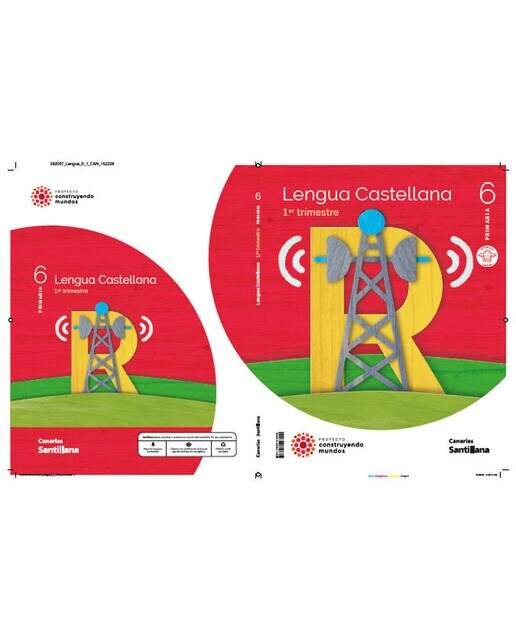 LENGUA MOCHILA LIGERA 6 PRIMARIA CONSTRUYENDO MUNDOS (Tapa blanda) 2