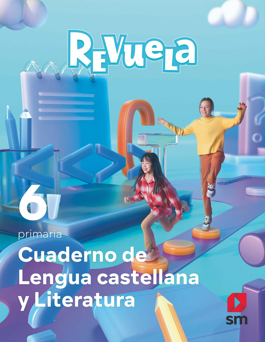 Imagen 1 de Cuaderno de Lengua Castellana y Literatura. 6 Primaria. Revuela  (Tapa blanda)