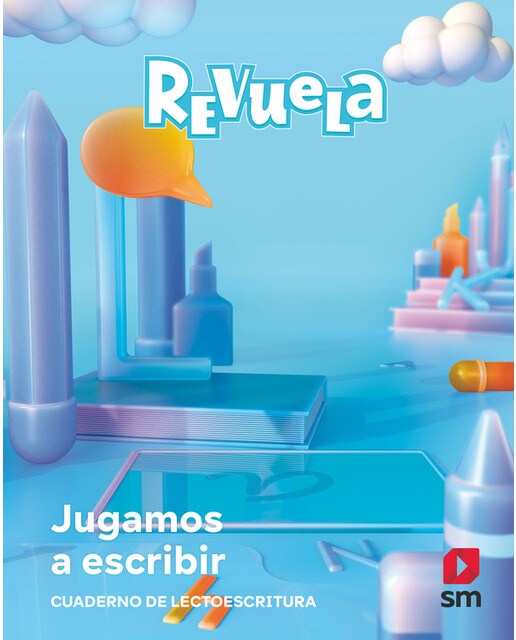 Cuaderno lectoescritura. 1 Primaria. Revuela  (Tapa blanda) 1