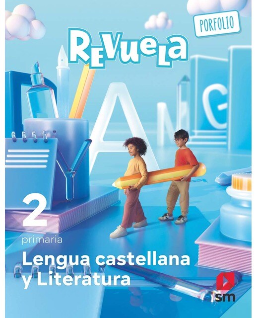 Portada de Lengua Castellana y Literatura. 2 Primaria. Revuela (Tapa blanda).