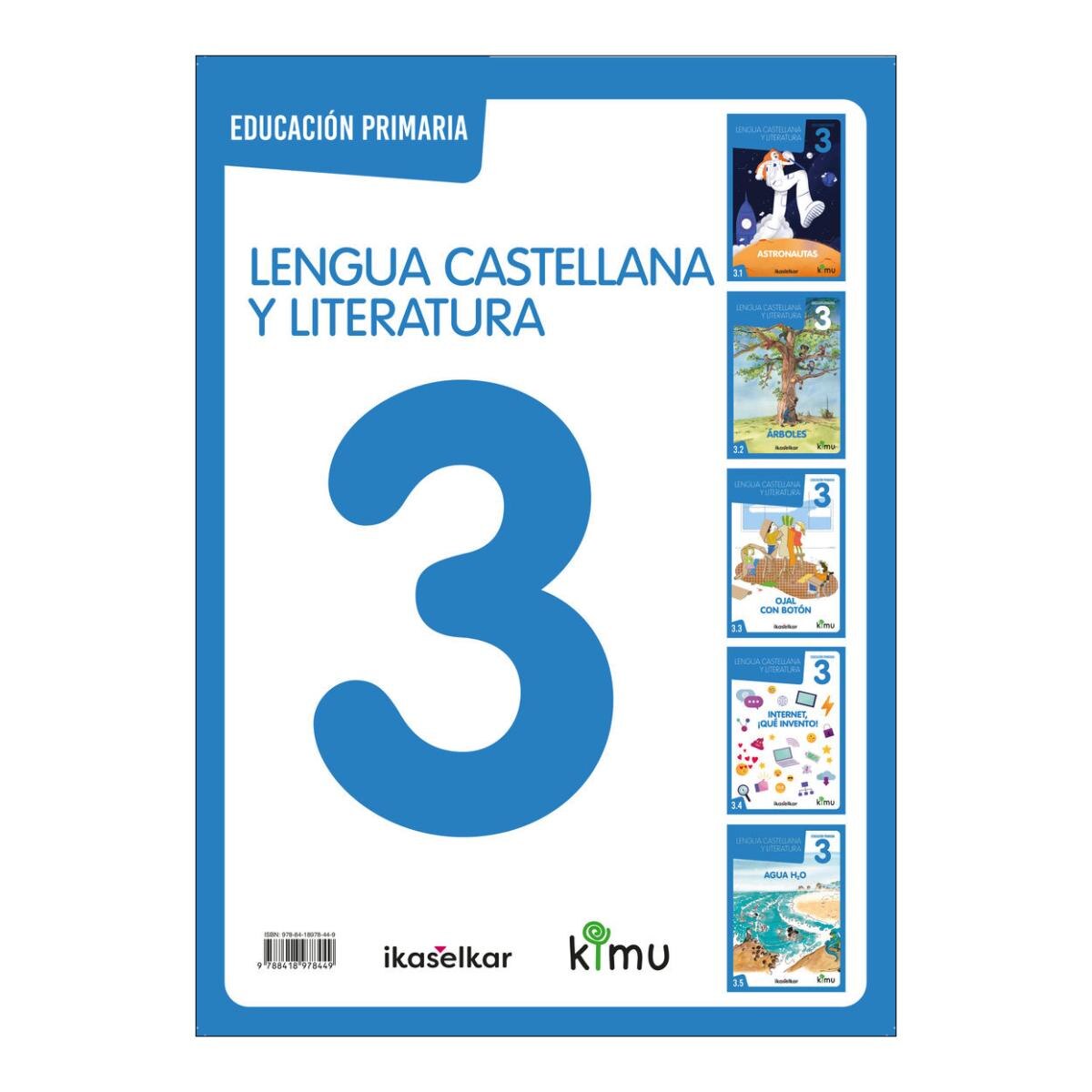 Imagen 0 de Kimu LH 3. Lengua castellana 3 (Pack 5)