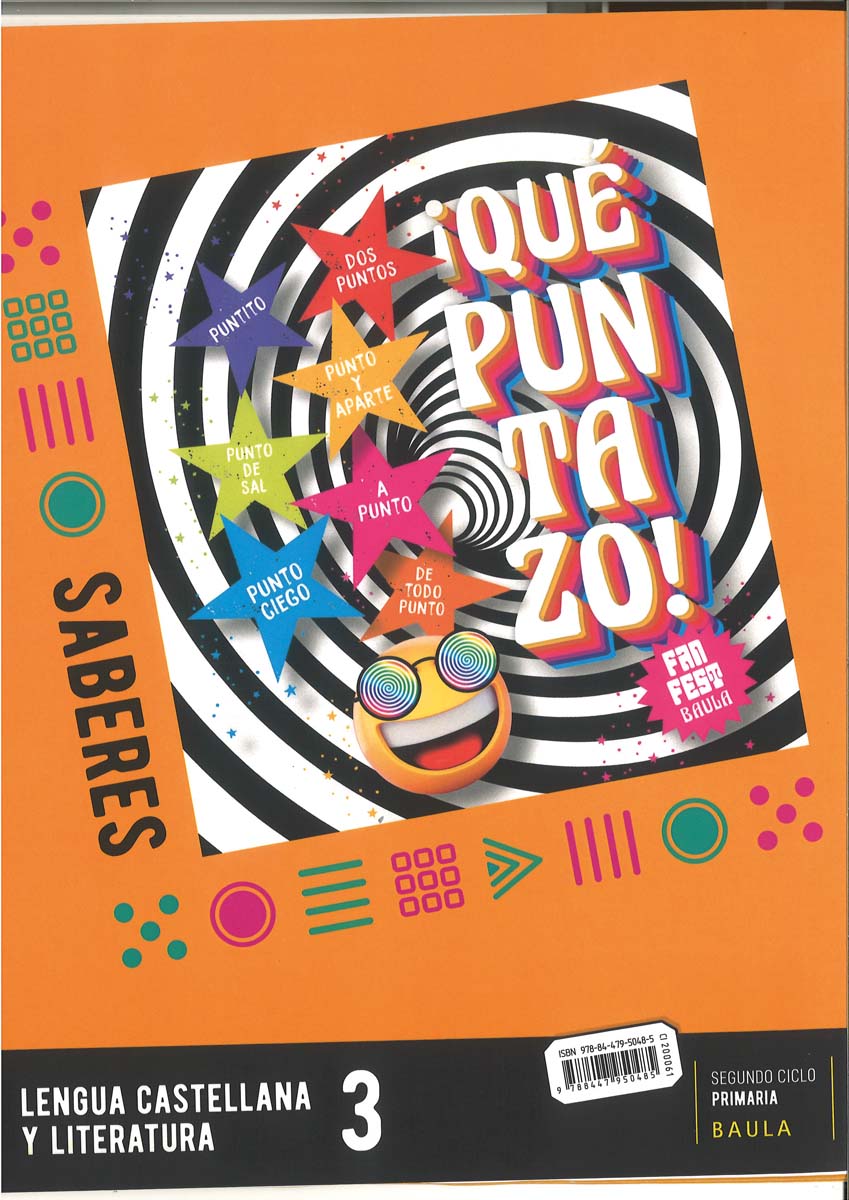 Libro Saberes Lengua castellana y literatura 3º Primaria Fanfest