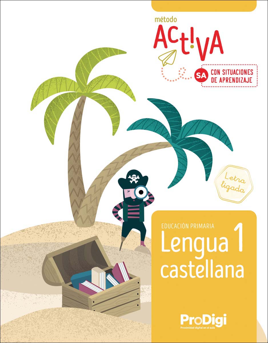 Lengua castellana 1 letra ligada- NUEVO ACTIVA (SA)-Prodigi (Tapa blanda) 1