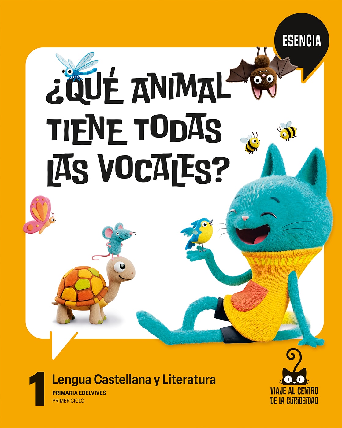 Portada de LENGUA CASTELLANA Y LITERATURA 1.º PRIMA (Tapa blanda).